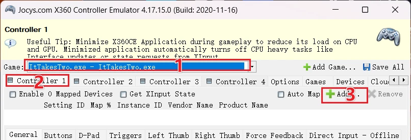 图片[6]-不花一分钱让普通手柄升级成高档XINPUT（XBOX360）手柄，畅玩双人成行，内附资源下载-一起DIY吧